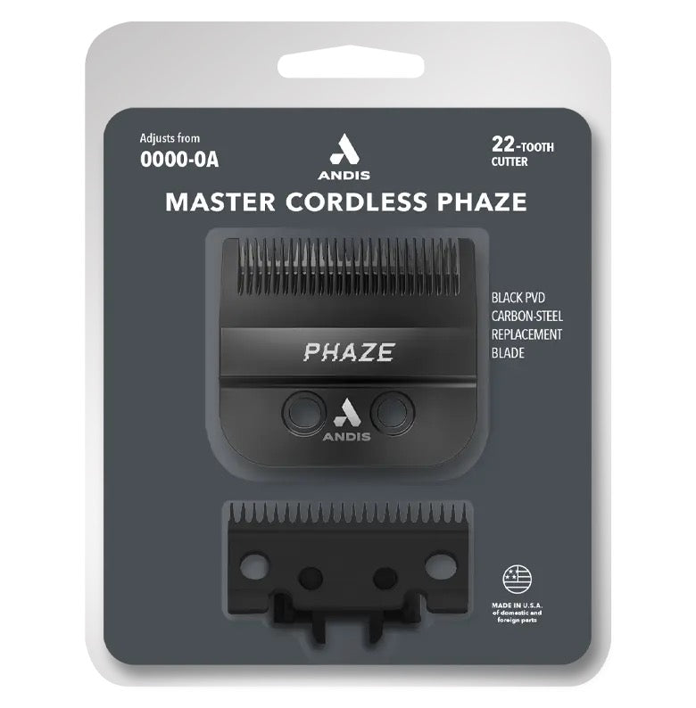 Andis Master Cordless Clipper Phaze Blade Set