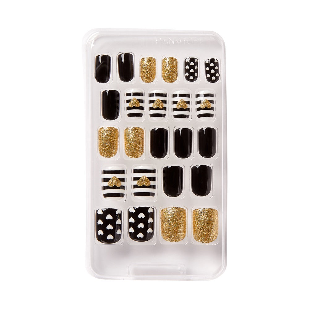 Gold Finger Little Diva Sticker Nails- Hollywood