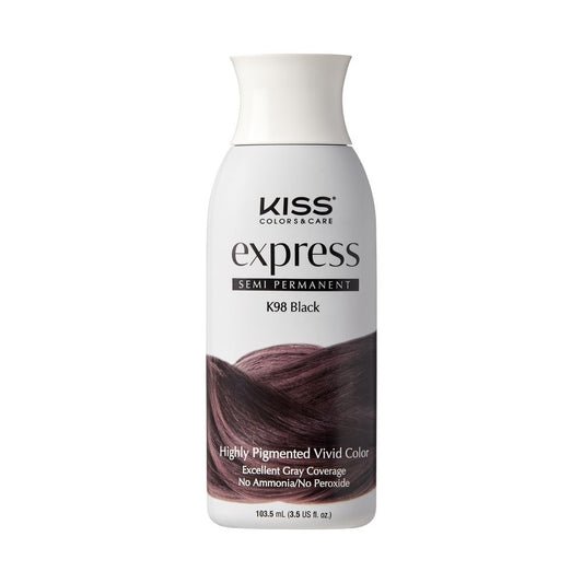 Kiss Semi Permanent Hair Color K98 Black