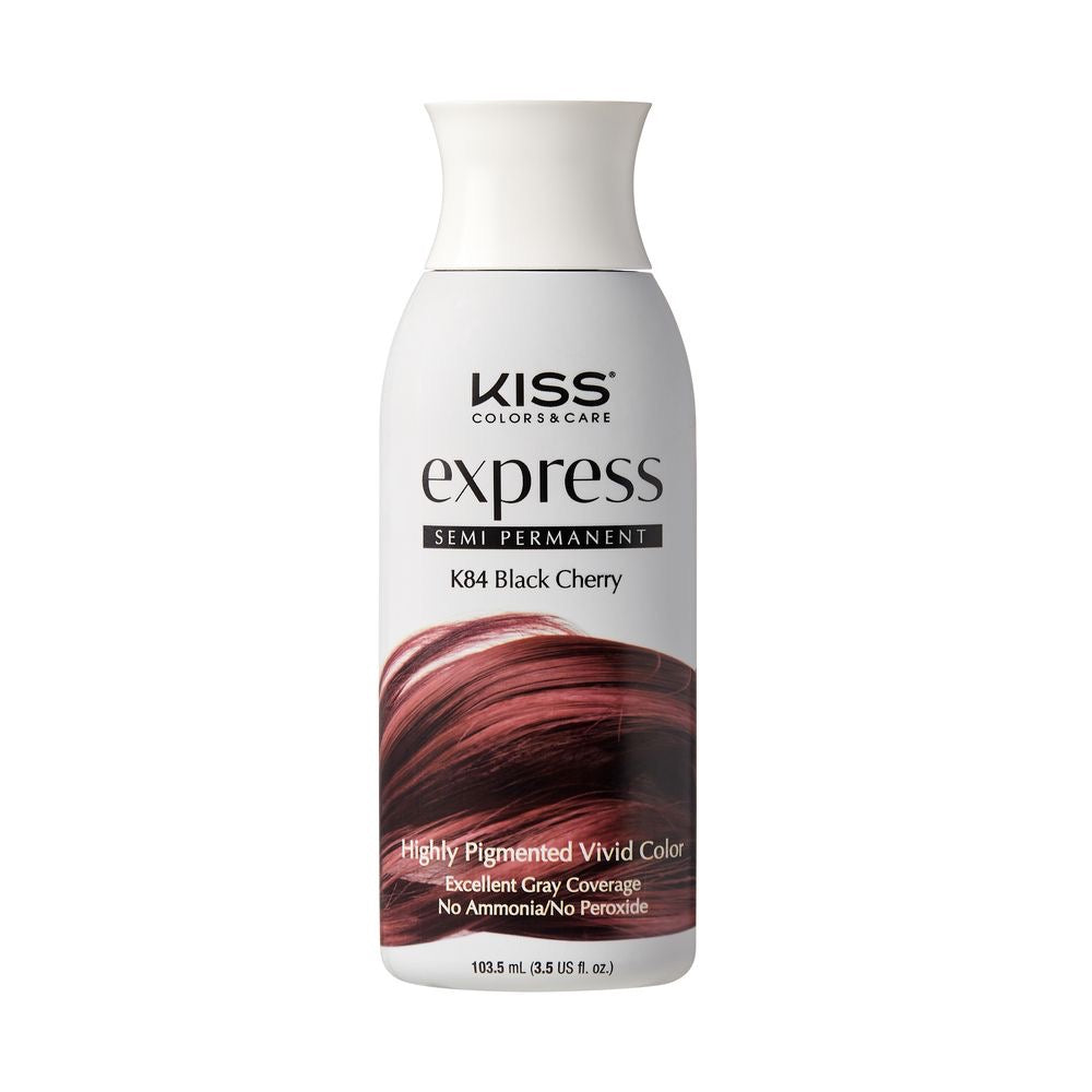 Kiss Semi Permanent Hair Color K84 Black Cherry