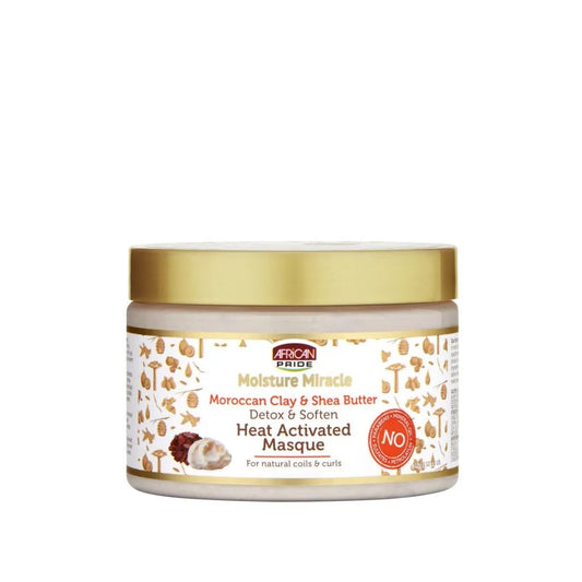 African Pride Moisture Heat Activated Hair Masque 12 oz