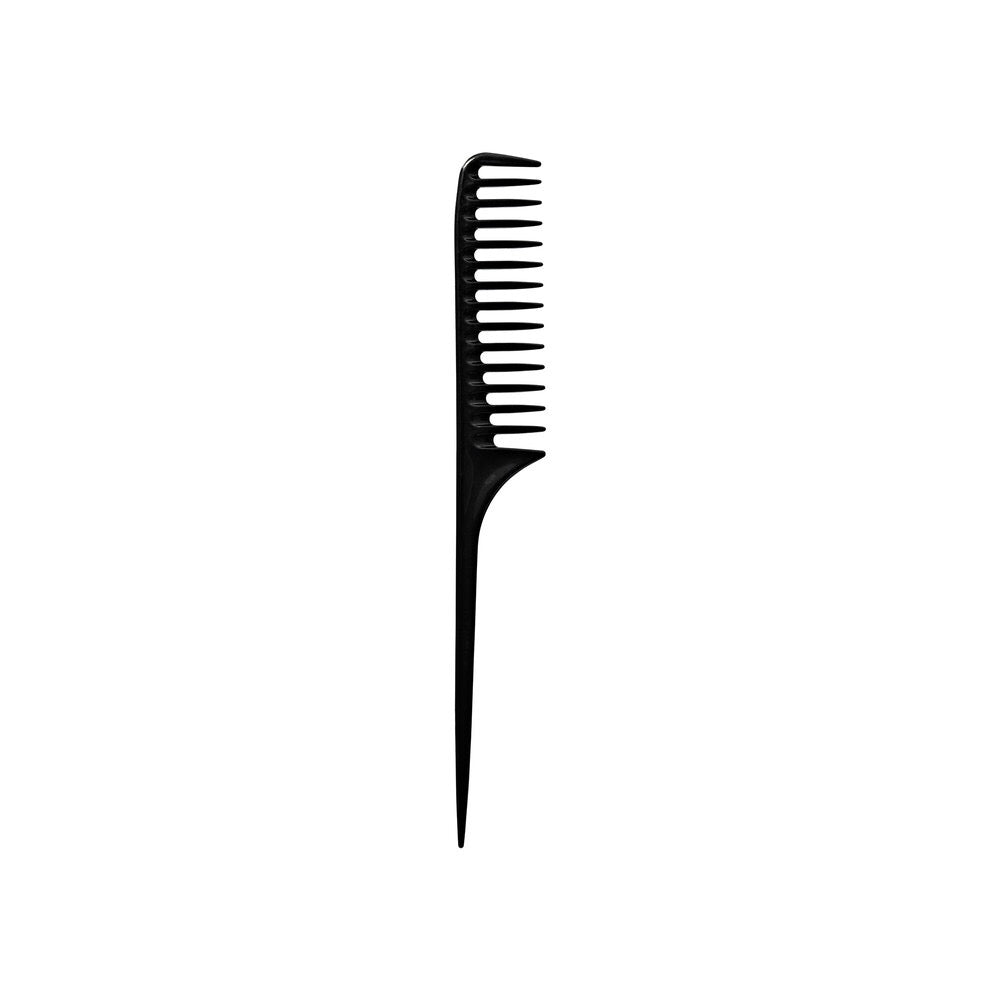 RED Large Rat Tail Comb Black