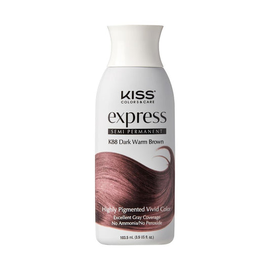 Kiss Semi Permanent Hair Color K88 Dark Warm Brown