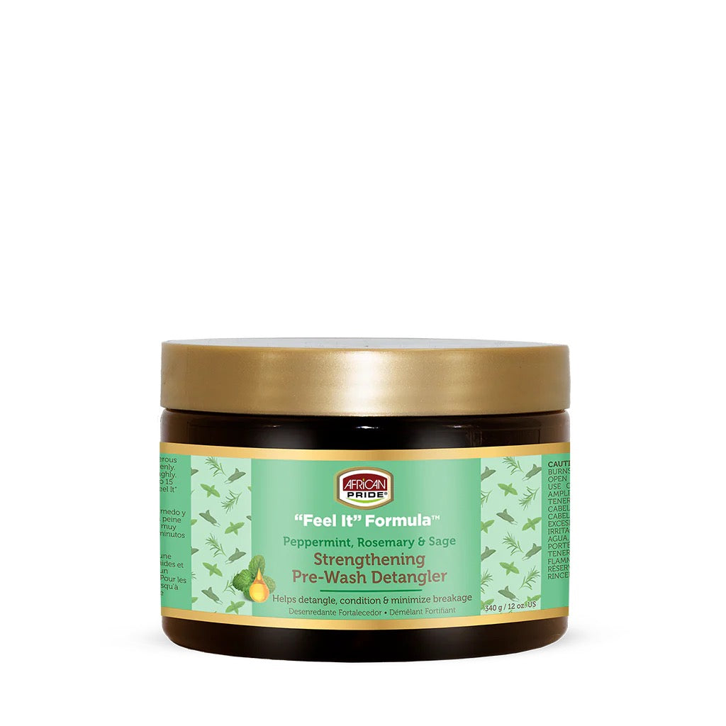 African Pride Feel It Strengthening Pre-Wash Detangler 12 oz