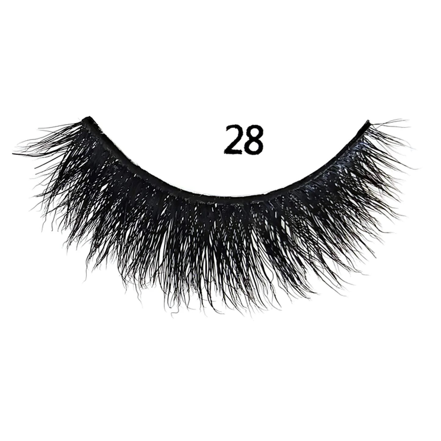 K&K Lash 3D Mink Eye Lash #28