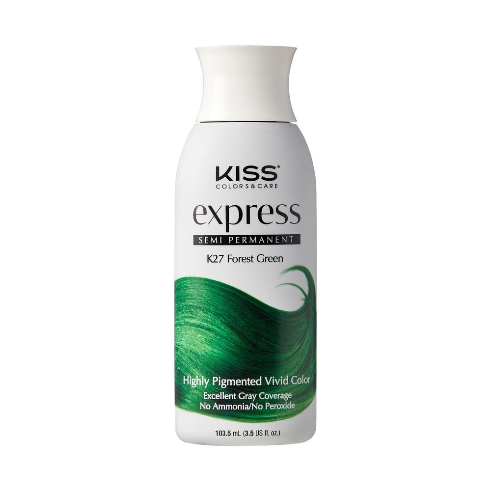 Kiss Semi Permanent Hair Color K27 Forest Green