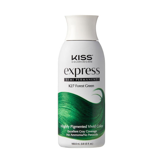 Kiss Semi Permanent Hair Color K27 Forest Green