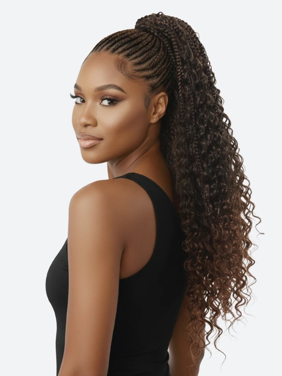 EVE FHP 520 Box Braid Drawstring Ponytail 26"
