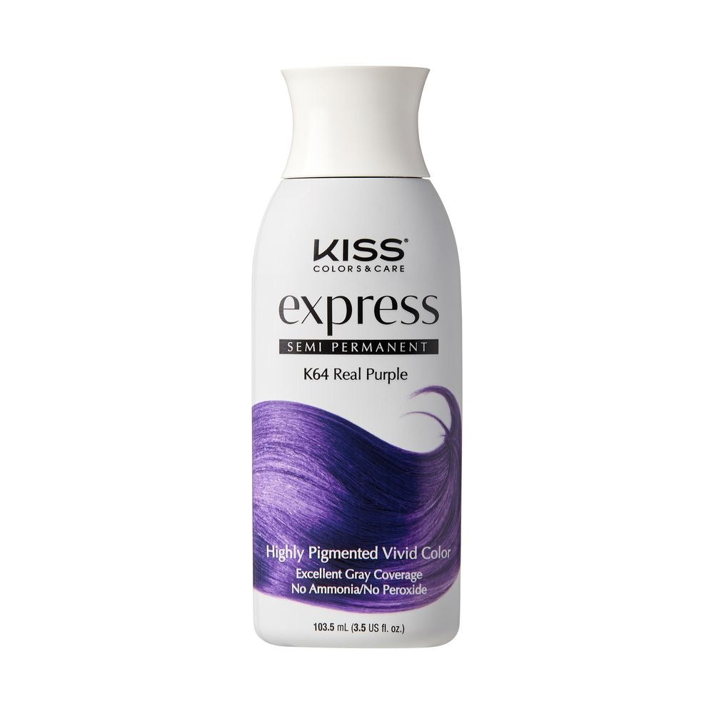 Kiss Semi Permanent Hair Color K64 Real Purple – Get Sassy Beauty Supply