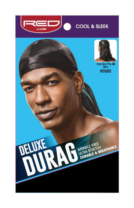 RED Delux Durag Black HDU02