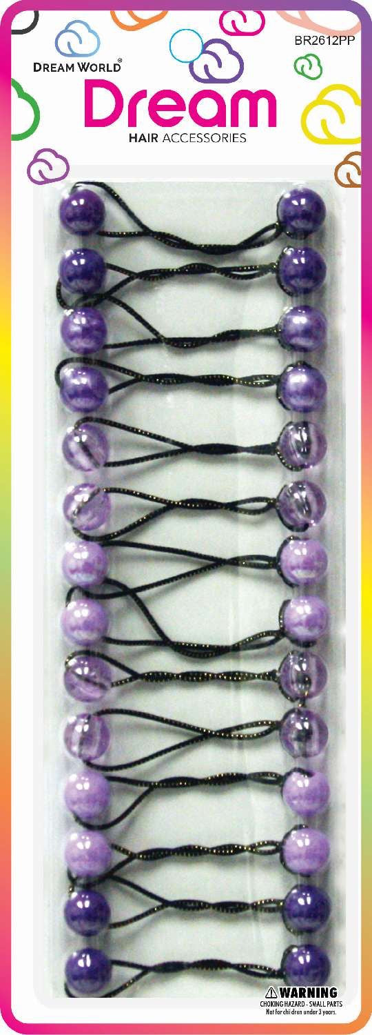 DREAM P/T 12MM 14PC PURPLE ASSORTED