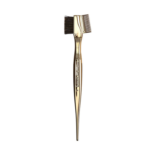 Red Edge Brush Chrome Gold Rat Tail HH06