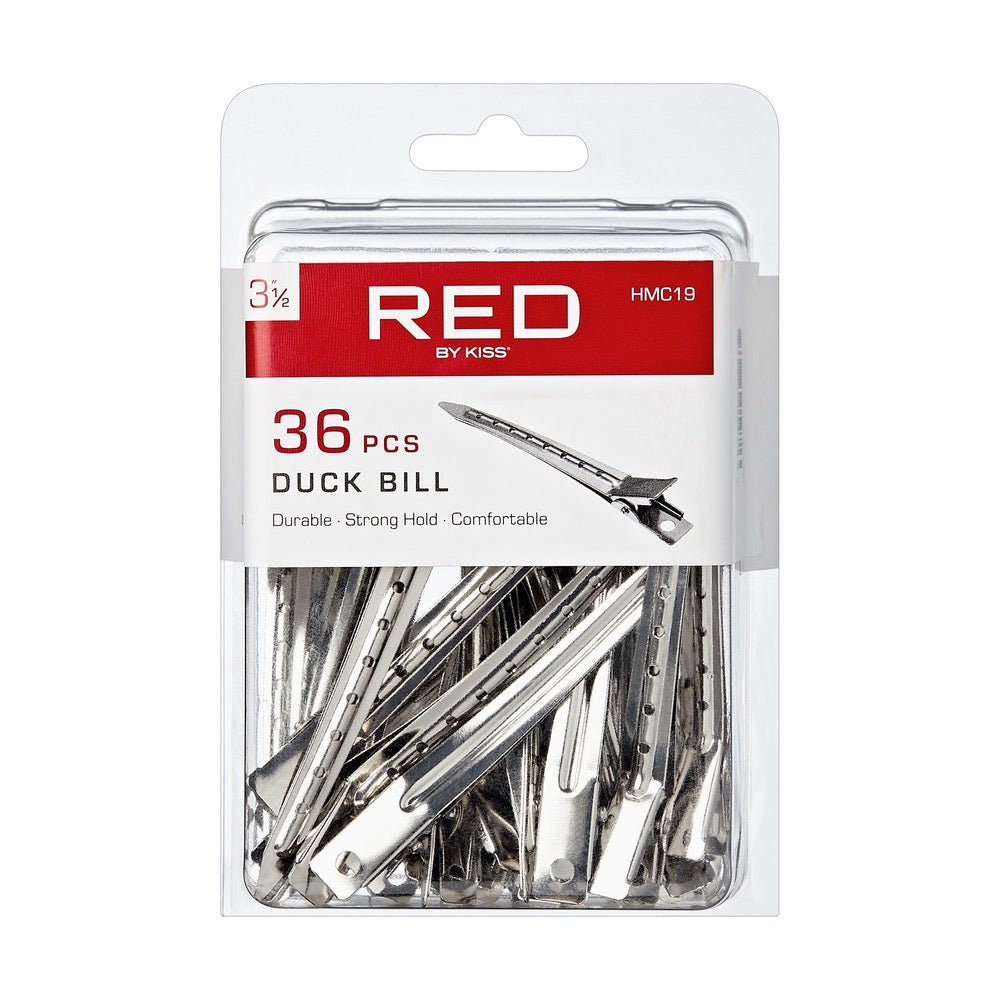 RED Duck Bill Clips 36 pcs