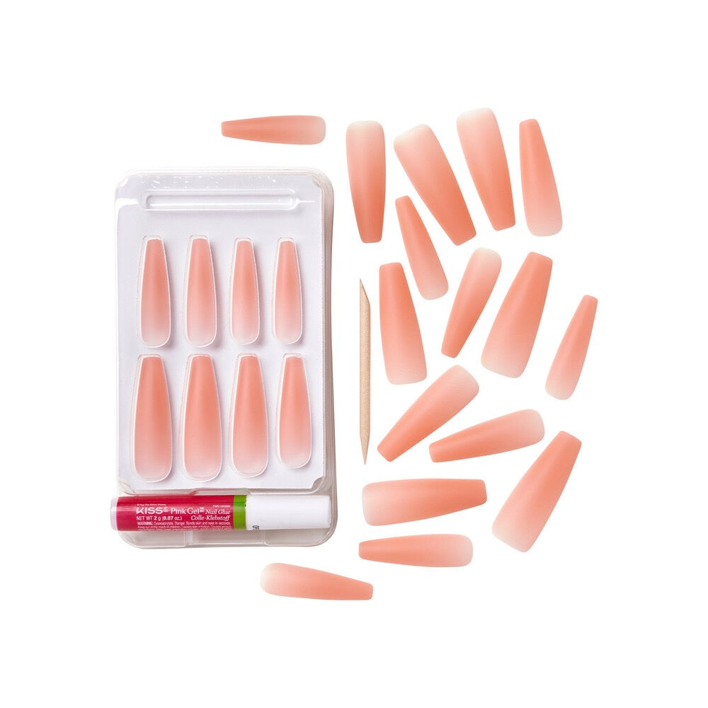 Gold Finger Jelly Color Nails Watermelon