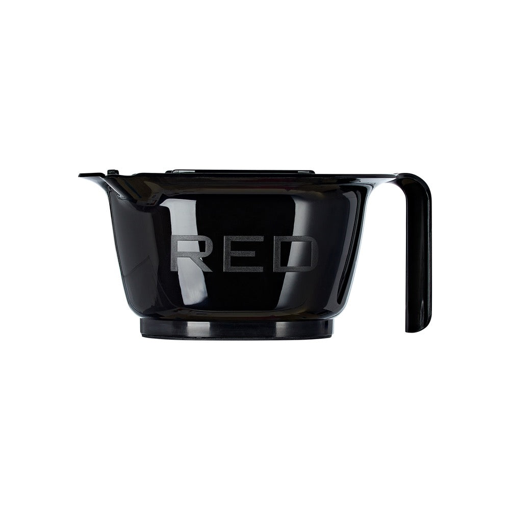 RED Dye Bowl With Dye Brush Set - Black
