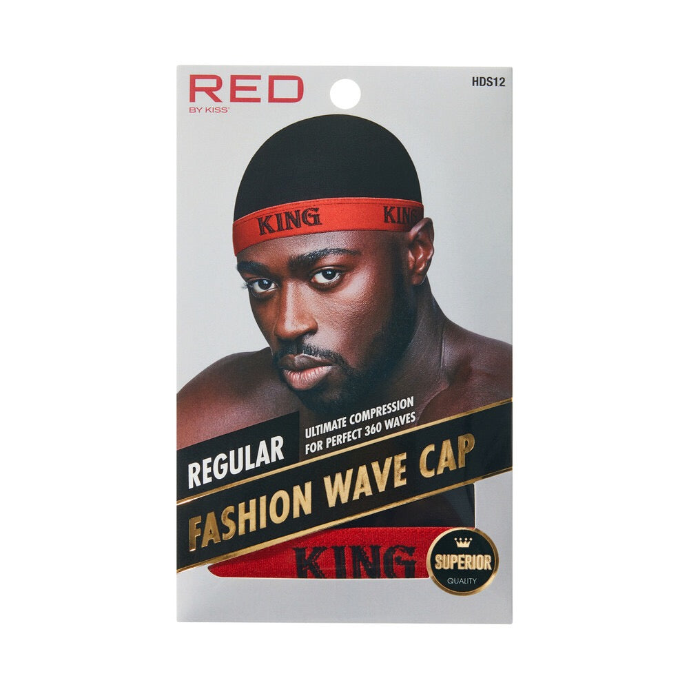 RED Fashion Wave Cap Regular King - Red
