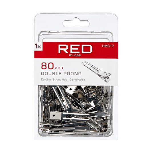 RED Double Prong Clips 1-3/4" 80 pcs