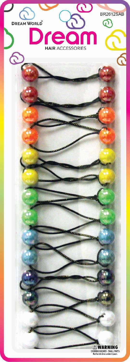 DREAM P/T 12MM 14PC SOLID AURORA BOREALIS