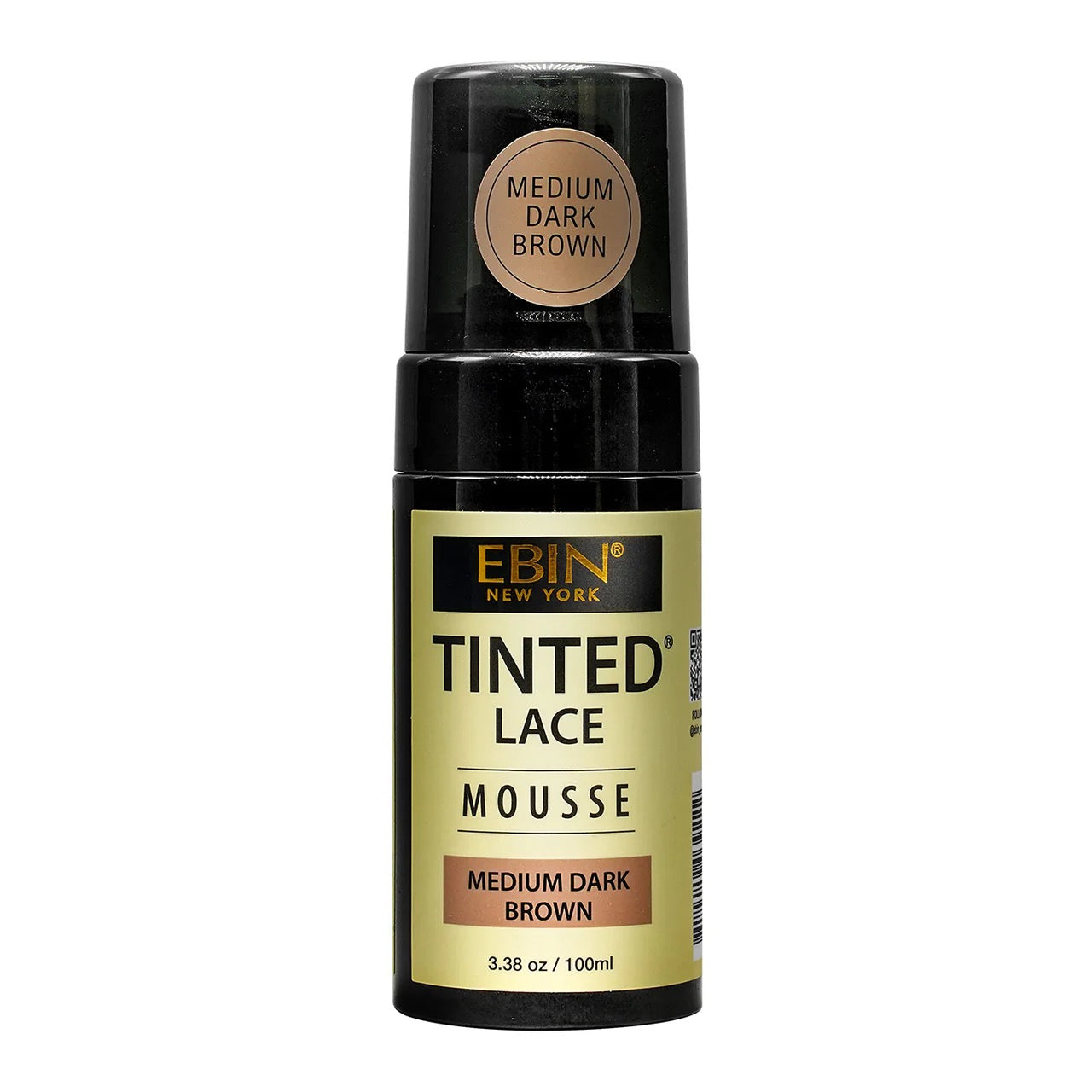 EBIN Tinted Lace Mousse Medium Dark Brown 3.38 oz