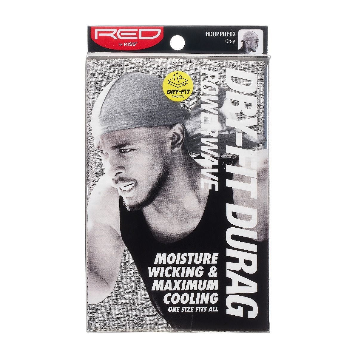 RED Power Wave Dry Fit DuRag - Grey