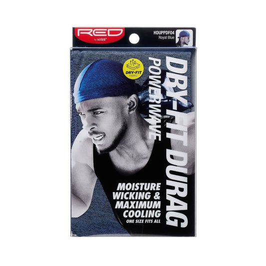 RED Power Wave Dry Fit DuRag - Royal Blue