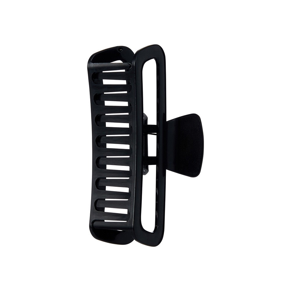 RED Softmallow Claw Clip Open Cut - Black
