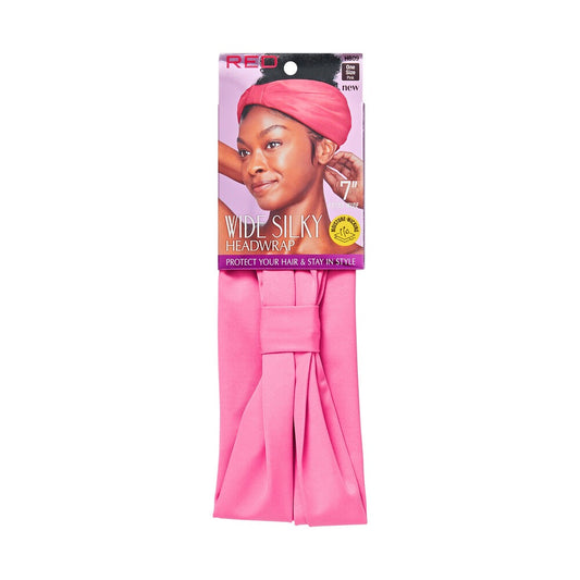 RED Dry Fit Wide Silky Headwrap Pink