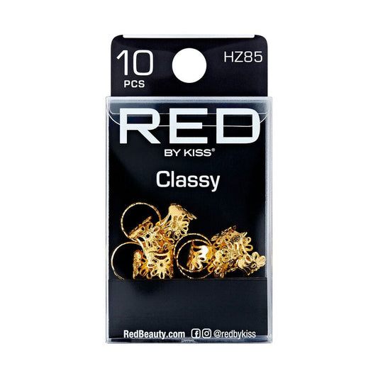 RED Braid Charm HZ85 Gold
