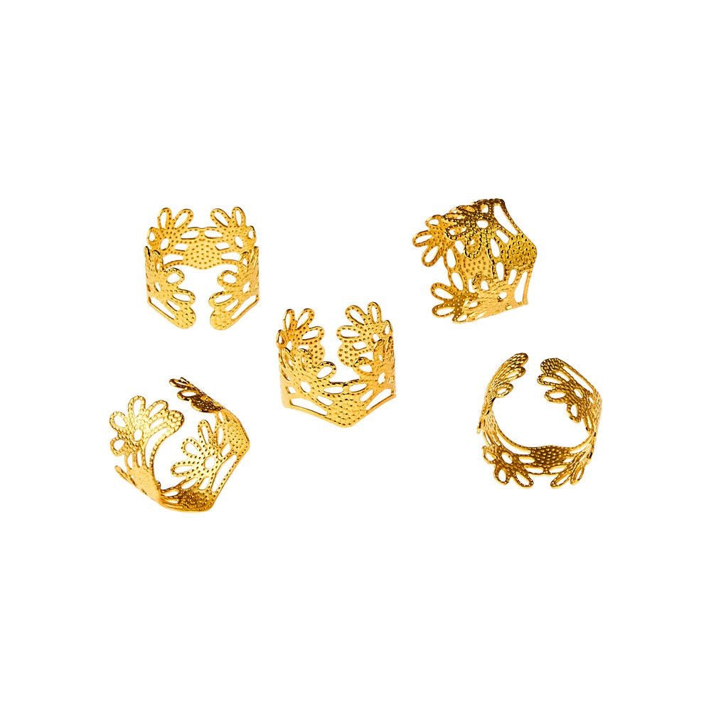 RED Braid Charm HZ85 Gold