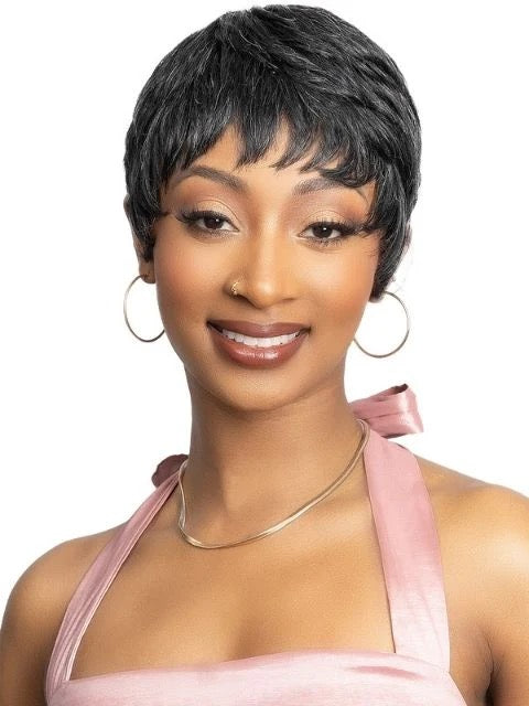 Janet Lavish Silver Beka Wig Human Hair