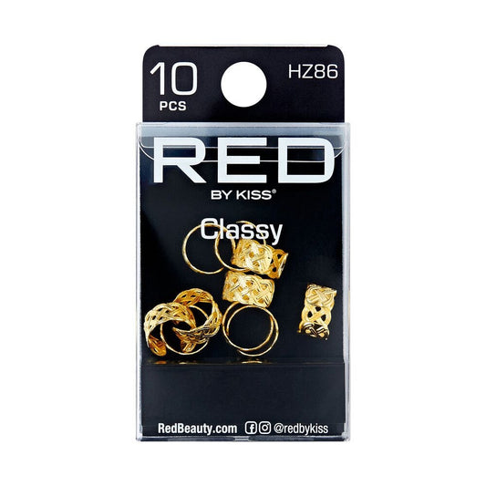 RED Braid Charm HZ86 Gold
