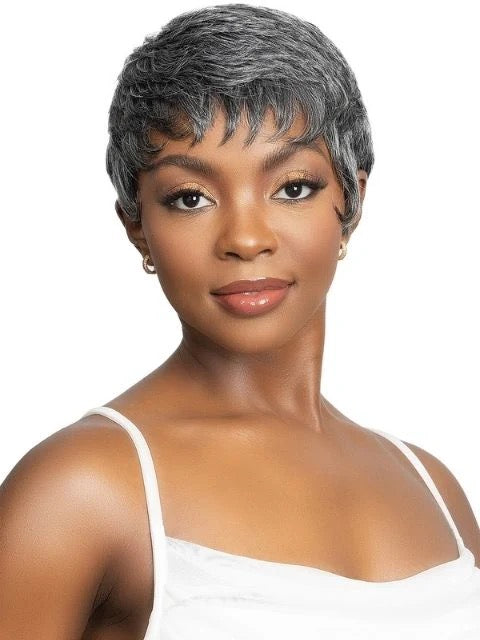 Janet Lavish Silver Beka Wig Human Hair