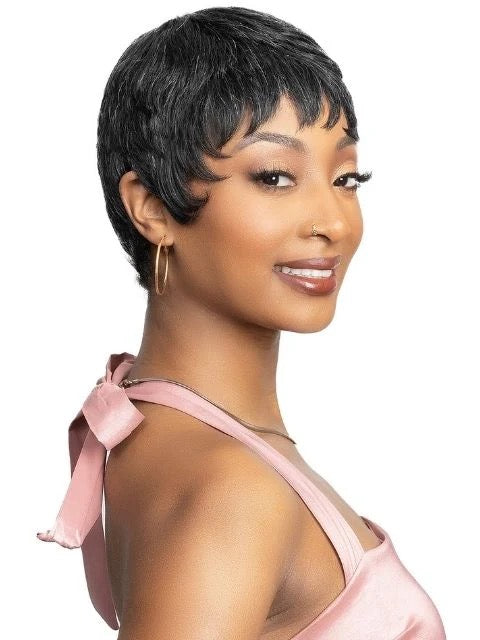 Janet Lavish Silver Beka Wig Human Hair