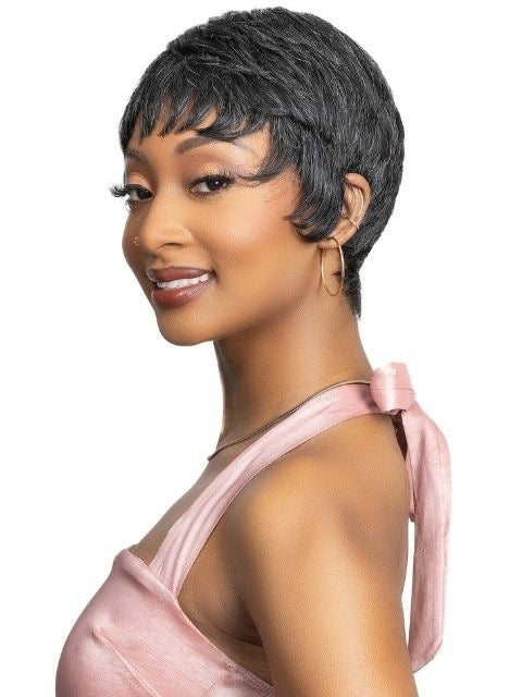 Janet Lavish Silver Beka Wig Human Hair