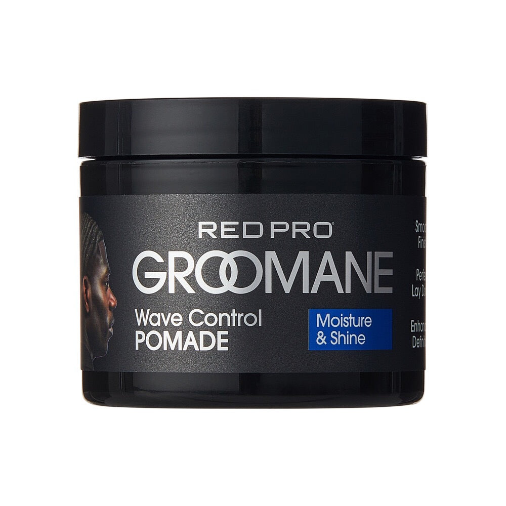 Groomane Wave Control Pomade - Argan and Sweet Almond Oil 3oz
