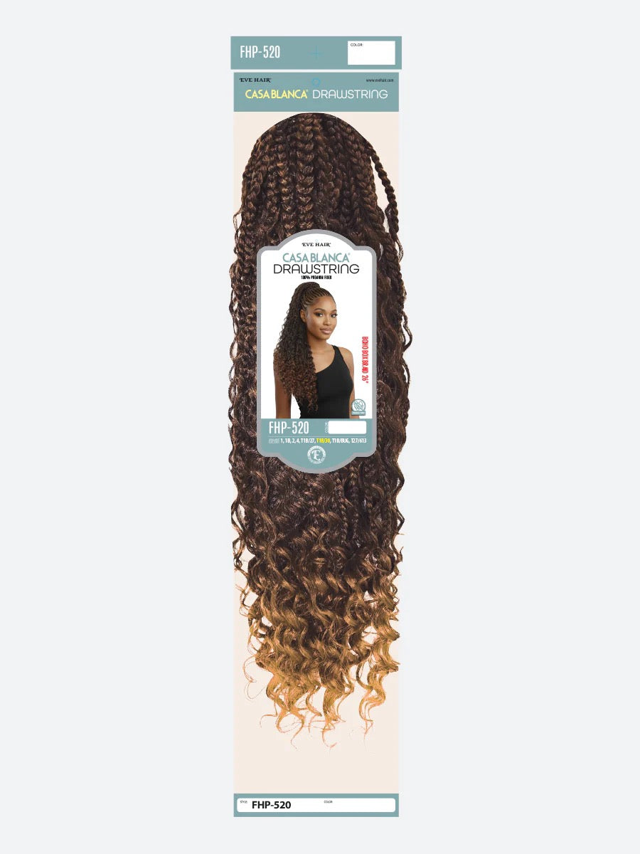 EVE FHP 520 Box Braid Drawstring Ponytail 26"