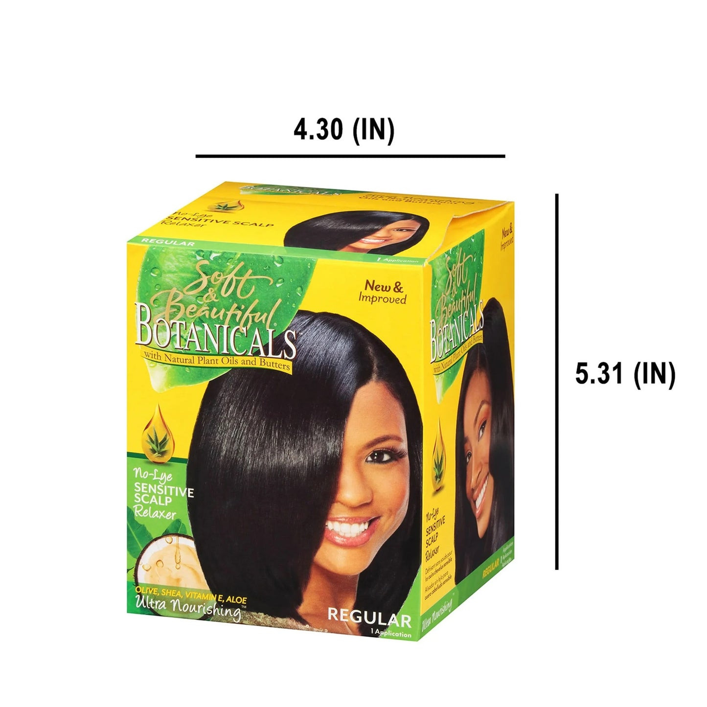 Soft & Beautiful Botanicals No-Lye Sensitive Scalp Relaxer Regular