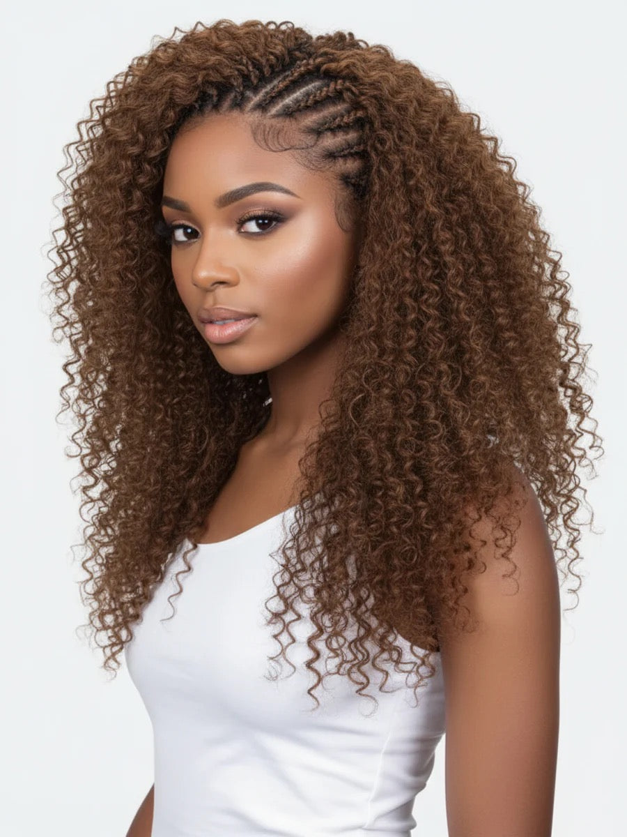 EVE Cleopatra French Jerry Curl Bulk Human Hair