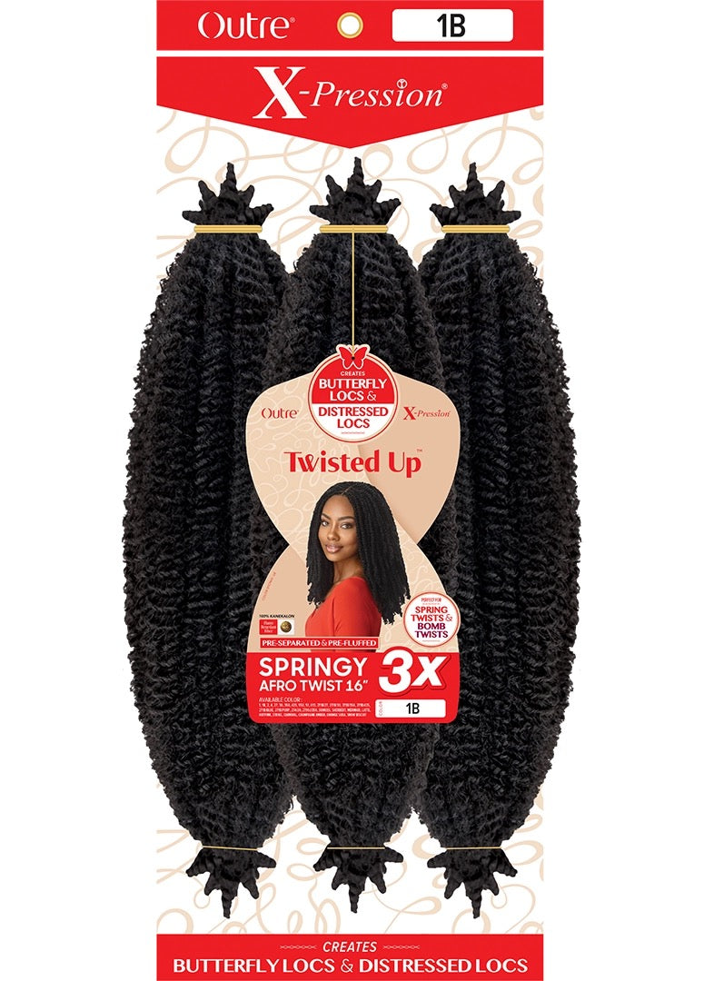 Outre Xpression Springy Afro Twist 3X 16"