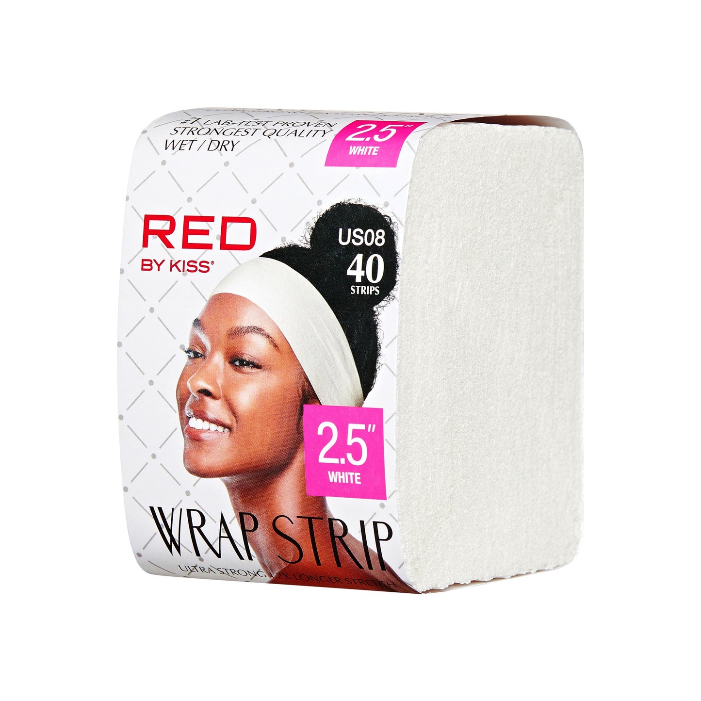 RED Wrap Strips White 2.5" Wide Single Pack