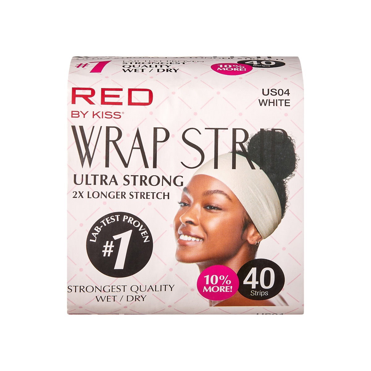 RED Wrap Strips White 3.5" Wide Single Pack