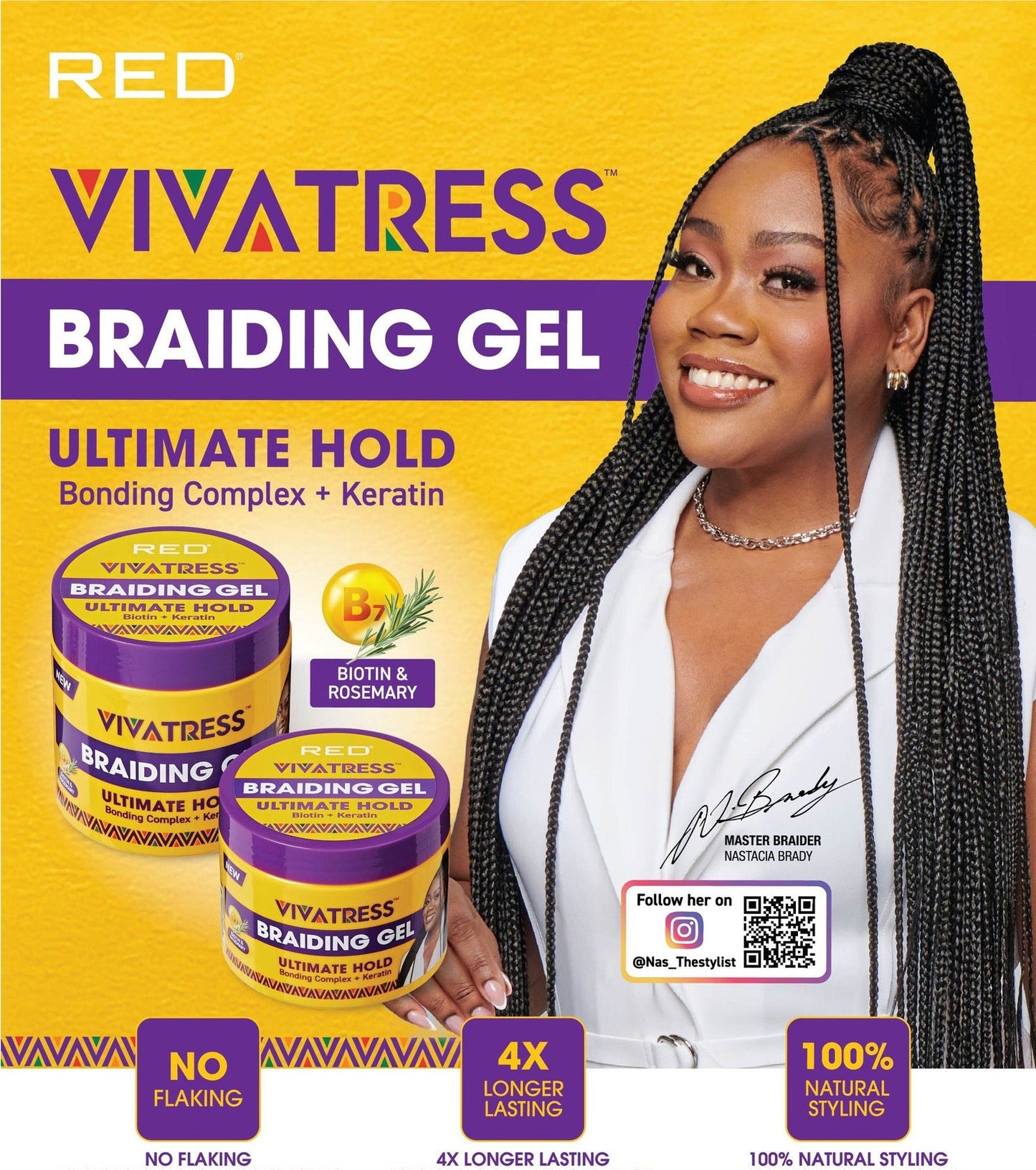 Vivatress Ultimate Braiding Gel 6 oz
