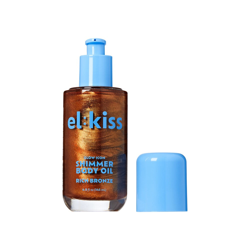 EL KISS Shimmer Hair and Body Oil - Rich Bronze 145M