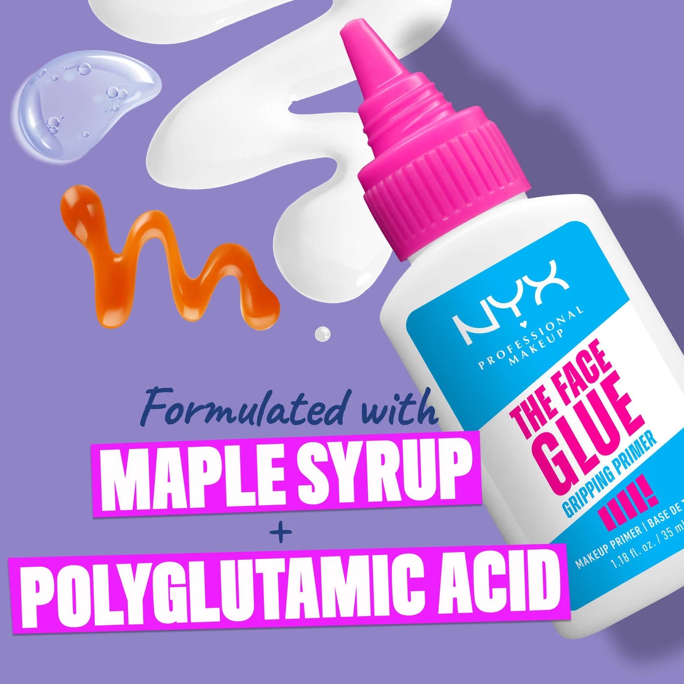 NYX The Face Glue Gripping Primer 1.18 oz (Full Size)