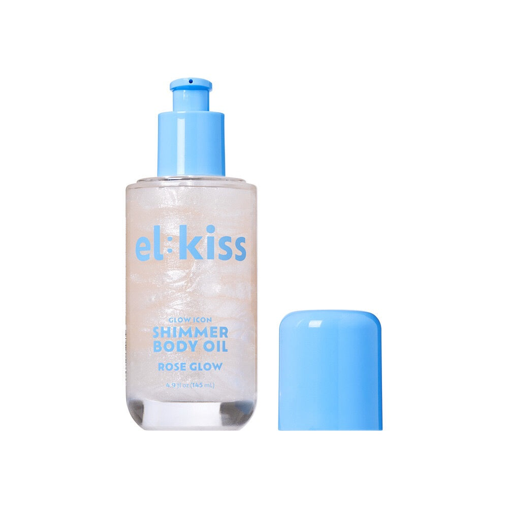 EL KISS Shimmer Hair and Body Oil - Rose Glow 145M