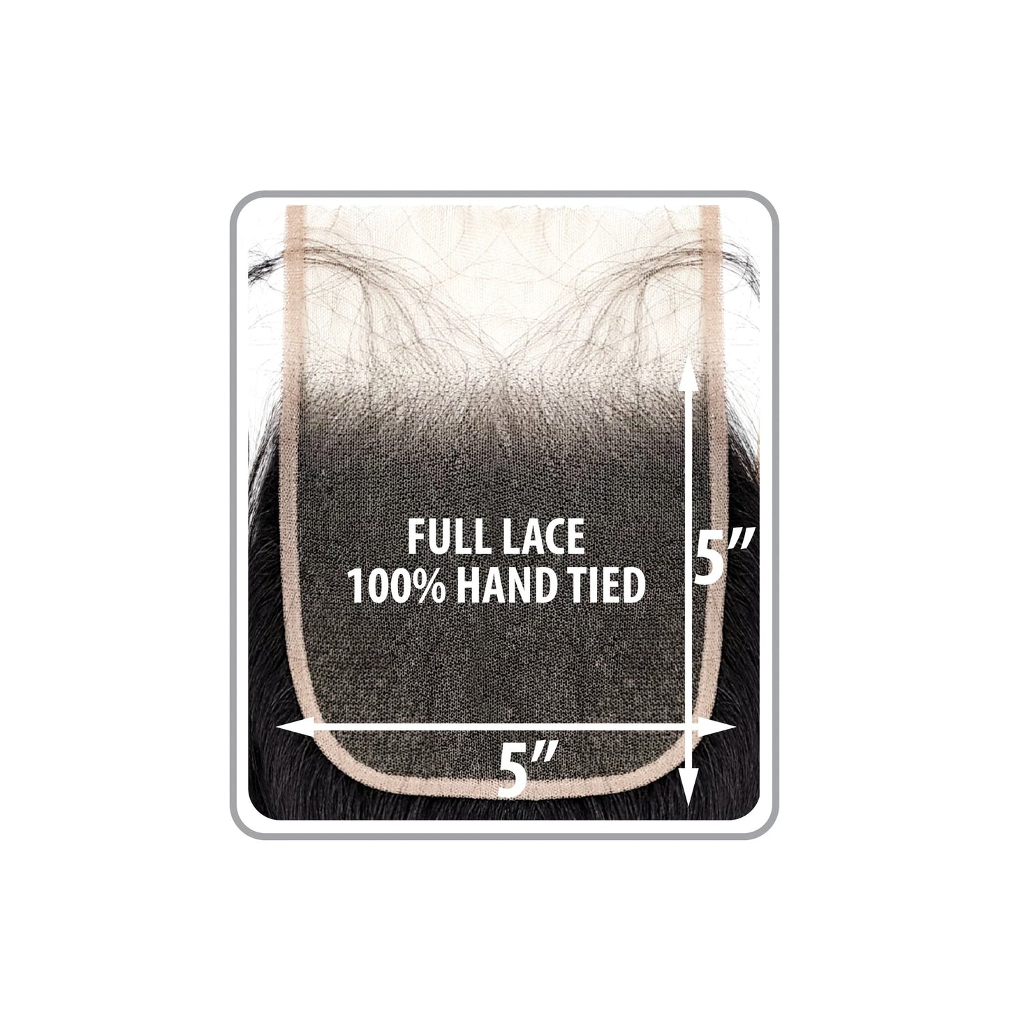 EVE Veloce 5X5 Micro HD Closure Straight