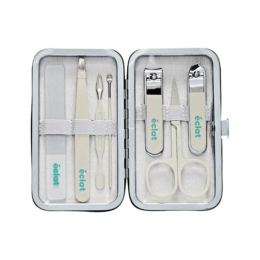 Eclat Essence Mini Mani Pedi Set 7 PC Cream