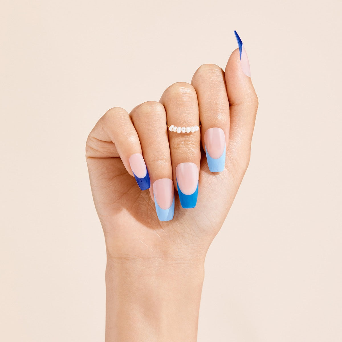 Gold Finger Trendy Nail - Feeling Blue