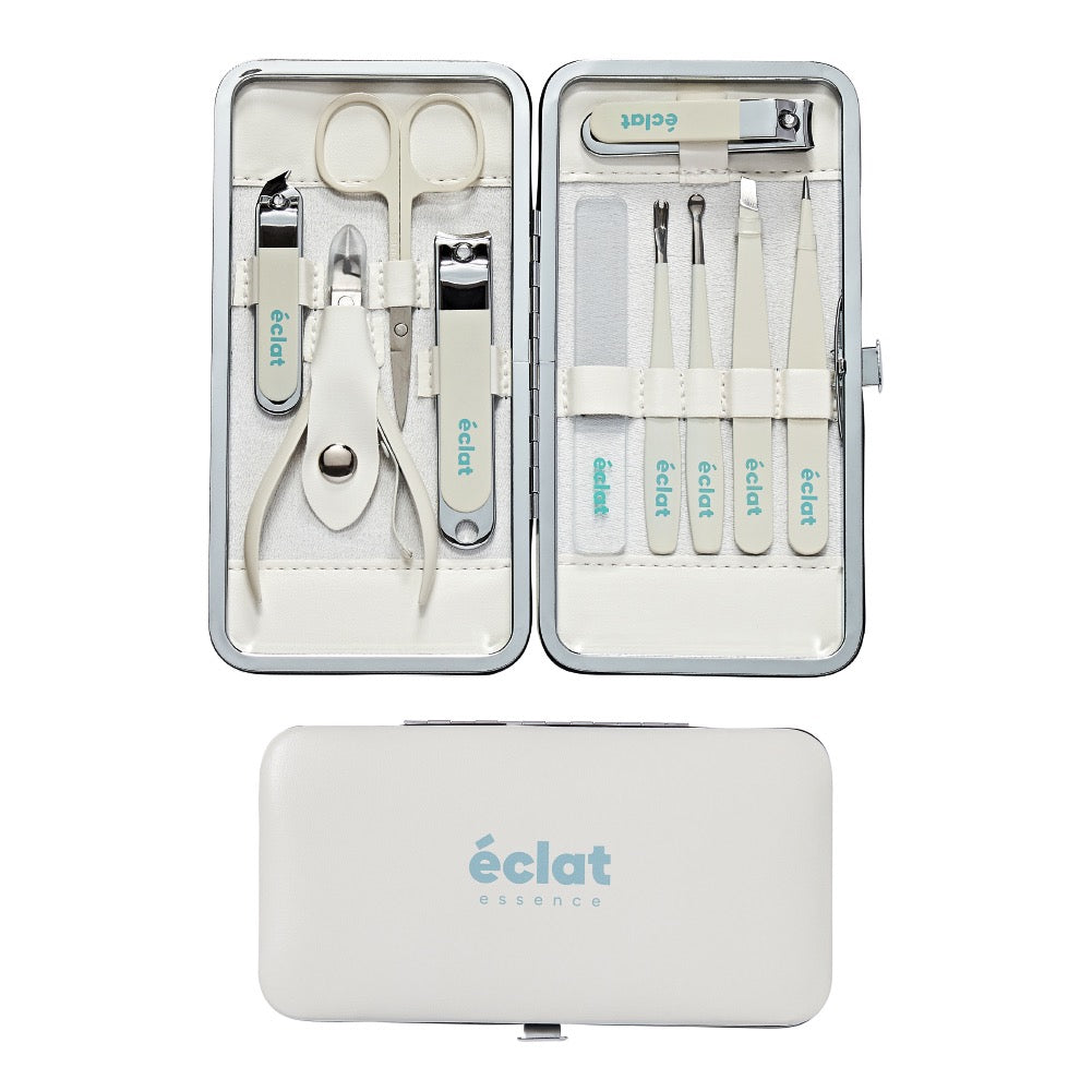 Eclat Essence Mini Mani Pedi Set 10 PC Cream