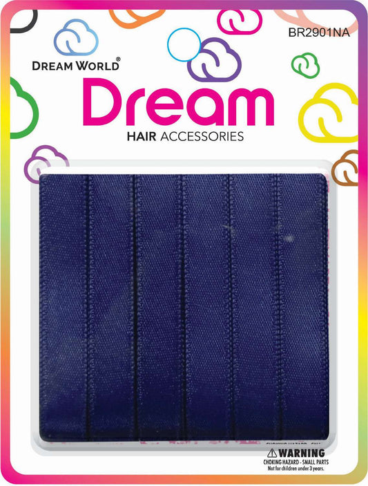 DREAM HAIR RIBBON NAVY 6PC .5 IN
